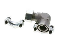 Codo de 1-1/4'' Brida SAE 3000 PSI Acero con 25S (M36x2) ISO 6162-1