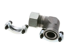 Codo de 1-1/4'' Brida SAE 3000 PSI Acero con 30S (M42x2) ISO 6162-1