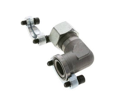 Codo de 1-1/4'' Brida SAE 3000 PSI Acero con 30S (M42x2) ISO 6162-1