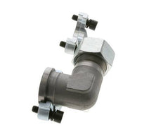 Codo de 1-1/4'' Brida SAE 3000 PSI Acero con 30S (M42x2) ISO 6162-1