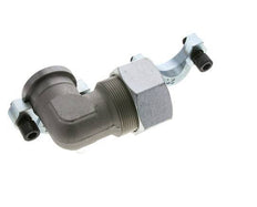 Codo de 1-1/4'' Brida SAE 3000 PSI Acero con 38S (M52x2) ISO 6162-1