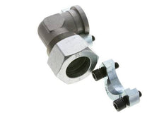 Codo de 1-1/4'' Brida SAE 3000 PSI Acero con 38S (M52x2) ISO 6162-1