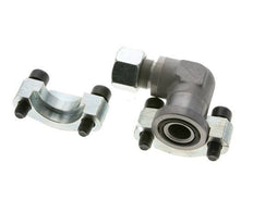 3/4'' Codo SAE Brida 6000 PSI Acero con 16S (M24x1.5) ISO 6162-2