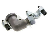 3/4'' Codo SAE Brida 6000 PSI Acero con 16S (M24x1.5) ISO 6162-2
