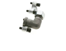 Codo 3/4'' Brida SAE 6000 PSI Acero con 20S (M30x2) ISO 6162-2