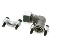 Codo 3/4'' Brida SAE 6000 PSI Acero con 25S (M36x2) ISO 6162-2