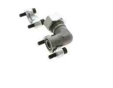 Codo 3/4'' Brida SAE 6000 PSI Acero con 25S (M36x2) ISO 6162-2