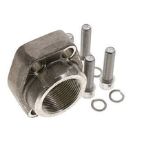 1-1/2'' SAE Flange 3000 PSI Stainless Steel with G1-1/2'' Female Threads ISO 6162-1