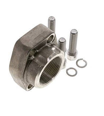 1-1/2'' SAE Flange 3000 PSI Stainless Steel with G1-1/2'' Female Threads ISO 6162-1