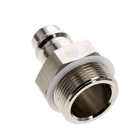 Latón niquelado DN 19 Enchufe de acoplamiento de aire G 1 1/4 pulgadas Macho
