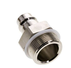 Latón niquelado DN 19 Enchufe de acoplamiento de aire G 1 1/4 pulgadas Macho
