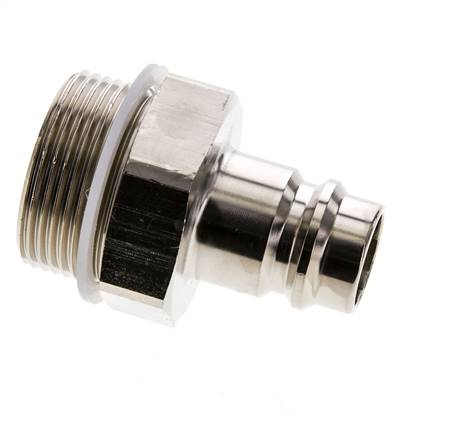 Latón niquelado DN 19 Enchufe de acoplamiento de aire G 1 1/4 pulgadas Macho