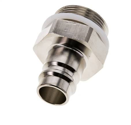 Latón niquelado DN 19 Enchufe de acoplamiento de aire G 1 1/4 pulgadas Macho