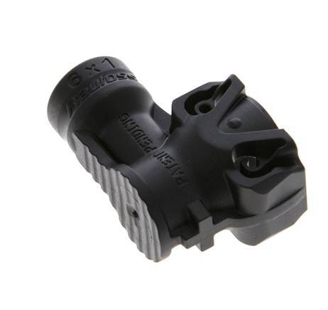 90deg ABC Push-In Connector Regular 6X1.0 - 90306005 [2 Pieces]