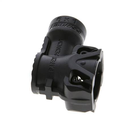 90deg ABC Push-In Connector Regular 6X1.0 - 90306005 [2 Pieces]