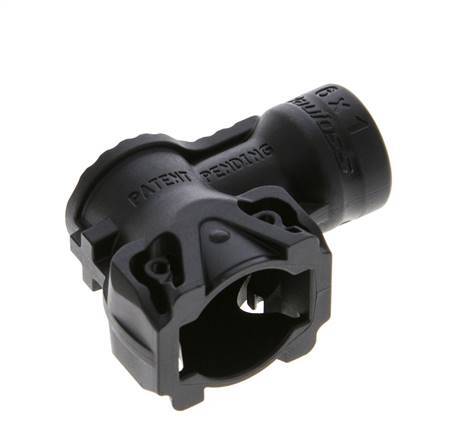 90deg ABC Push-In Connector Regular 6X1.0 - 90306005 [2 Pieces]