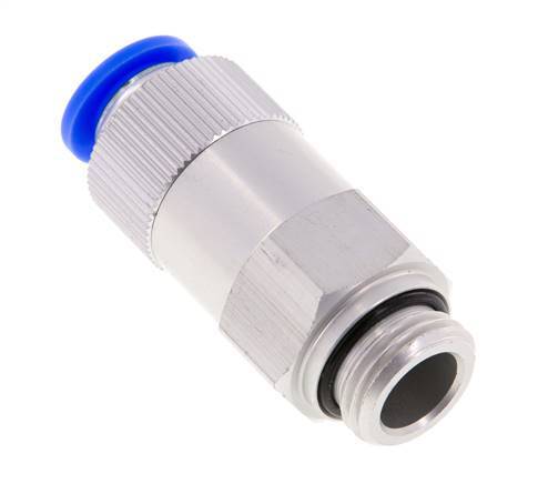 Válvula de retención de 12mm y G1/2'' macho de aluminio 0.2-10bar (3-145psi) con rosca para manguera