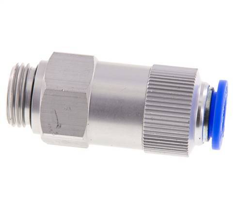 Válvula de retención de 12mm y G1/2'' macho de aluminio 0.2-10bar (3-145psi) con rosca para manguera
