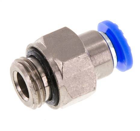 Racor rápido de 6mm y G1/4'' macho con cierre automático de latón/PBT 0-10bar (0-145psi) [2 piezas]