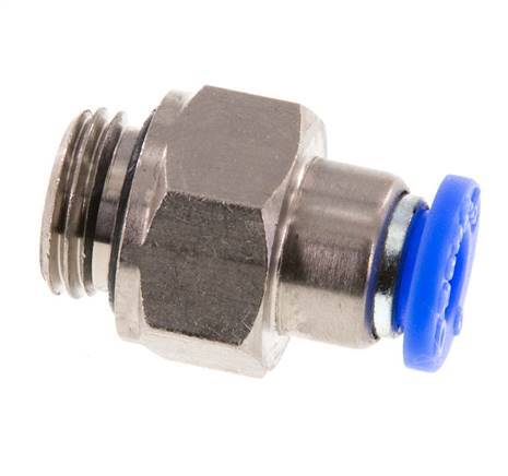 Racor rápido de 6mm y G1/4'' macho con cierre automático de latón/PBT 0-10bar (0-145psi) [2 piezas]