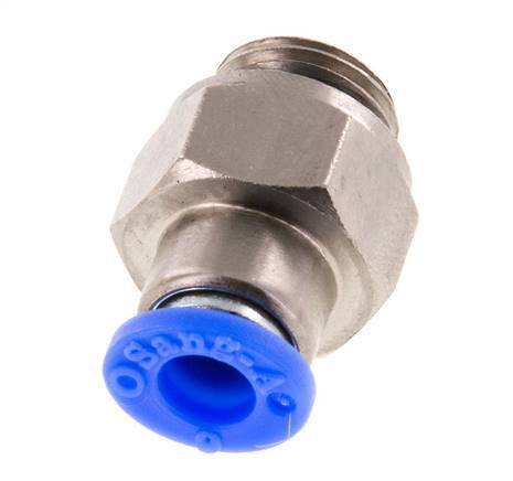 Racor rápido de 6mm y G1/4'' macho con cierre automático de latón/PBT 0-10bar (0-145psi) [2 piezas]