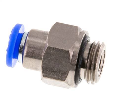 Racor rápido de 6mm y G1/4'' macho con cierre automático de latón/PBT 0-10bar (0-145psi) [2 piezas]