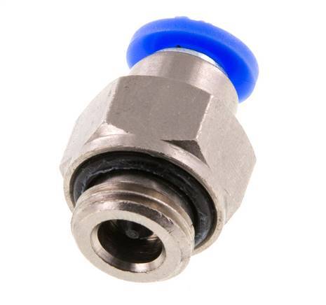 Racor rápido de 6mm y G1/4'' macho con cierre automático de latón/PBT 0-10bar (0-145psi) [2 piezas]