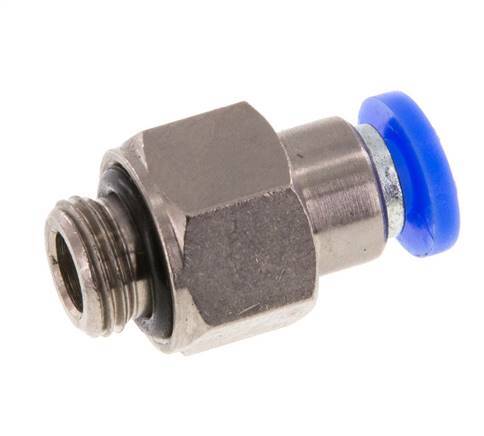 Racor rápido de 4 mm y G1/8'' macho con cierre automático de latón/PBT 0-10bar (0-145psi) [2 piezas]