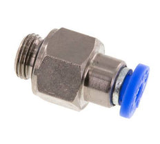 Racor rápido de 4 mm y G1/8'' macho con cierre automático de latón/PBT 0-10bar (0-145psi) [2 piezas]