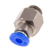 Racor rápido de 4 mm y G1/8'' macho con cierre automático de latón/PBT 0-10bar (0-145psi) [2 piezas]