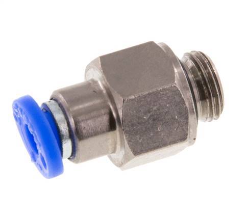 Racor rápido de 4 mm y G1/8'' macho con cierre automático de latón/PBT 0-10bar (0-145psi) [2 piezas]