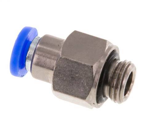 Racor rápido de 4 mm y G1/8'' macho con cierre automático de latón/PBT 0-10bar (0-145psi) [2 piezas]