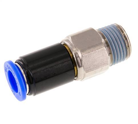 Junta giratoria de 12mm y R1/2'' Roscas macho de latón niquelado/PBT NBR Giratorio