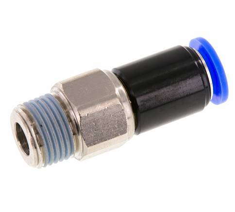Junta giratoria de 12mm y R1/2'' Roscas macho de latón niquelado/PBT NBR Giratorio