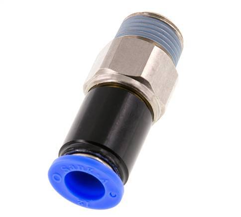 Junta giratoria de 12mm y R1/2'' Roscas macho de latón niquelado/PBT NBR Giratorio
