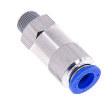 Válvula de retención de 12mm y R3/8'' macho de aluminio 0.2-10bar (3-145psi) con rosca para manguera