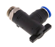 Válvula de bola de codo de 2 vías 12 mm - G1/2'' Plástico/Latón
