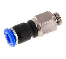 Junta giratoria de 6mm y G1/8'' Roscas macho de latón niquelado/PBT NBR Giratorio