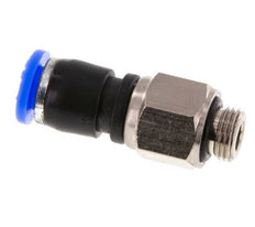 Junta giratoria de 6mm y G1/8'' Roscas macho de latón niquelado/PBT NBR Giratorio