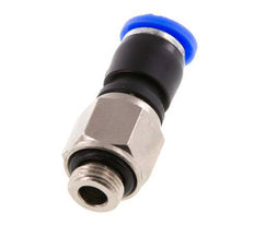 Junta giratoria de 6mm y G1/8'' Roscas macho de latón niquelado/PBT NBR Giratorio