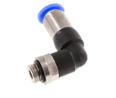 Racor rápido 6mm y G1/8'' Codo macho autoblocante Latón/PBT 0-10bar (0-145psi) [2 Piezas]