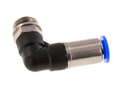 Racor de 12mm y G1/2'' Codo autoblocante macho Latón/PBT 0-10bar (0-145psi)