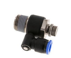Silenciador de control de flujo Meter-Out Giratorio 10 mm - R1/2'' Latón/PA 66