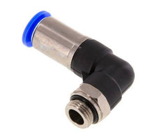 Racor rápido 12mm y G3/8'' Codo autoblocante macho Latón/PBT 0-10bar (0-145psi)