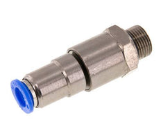 Junta giratoria rápida de 10mm y G3/8'' Roscas macho de latón niquelado/PBT NBR Giratorio