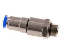 Junta giratoria rápida de 10mm y G3/8'' Roscas macho de latón niquelado/PBT NBR Giratorio