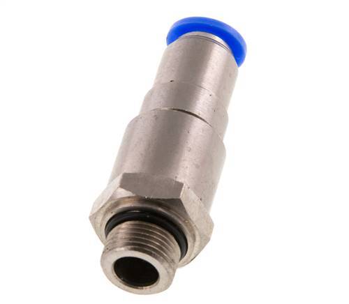 Junta giratoria rápida de 10mm y G3/8'' Roscas macho de latón niquelado/PBT NBR Giratorio
