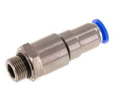 Junta giratoria rápida de 10mm y G3/8'' Roscas macho de latón niquelado/PBT NBR Giratorio
