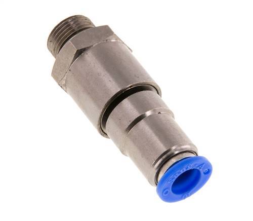 Junta giratoria rápida de 10mm y G3/8'' Roscas macho de latón niquelado/PBT NBR Giratorio