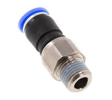 Junta giratoria de 8 mm y R1/4'' Rosca macho de latón niquelado/PBT NBR giratorio